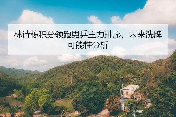 林诗栋积分领跑男乒主力排序，未来洗牌可能性分析
